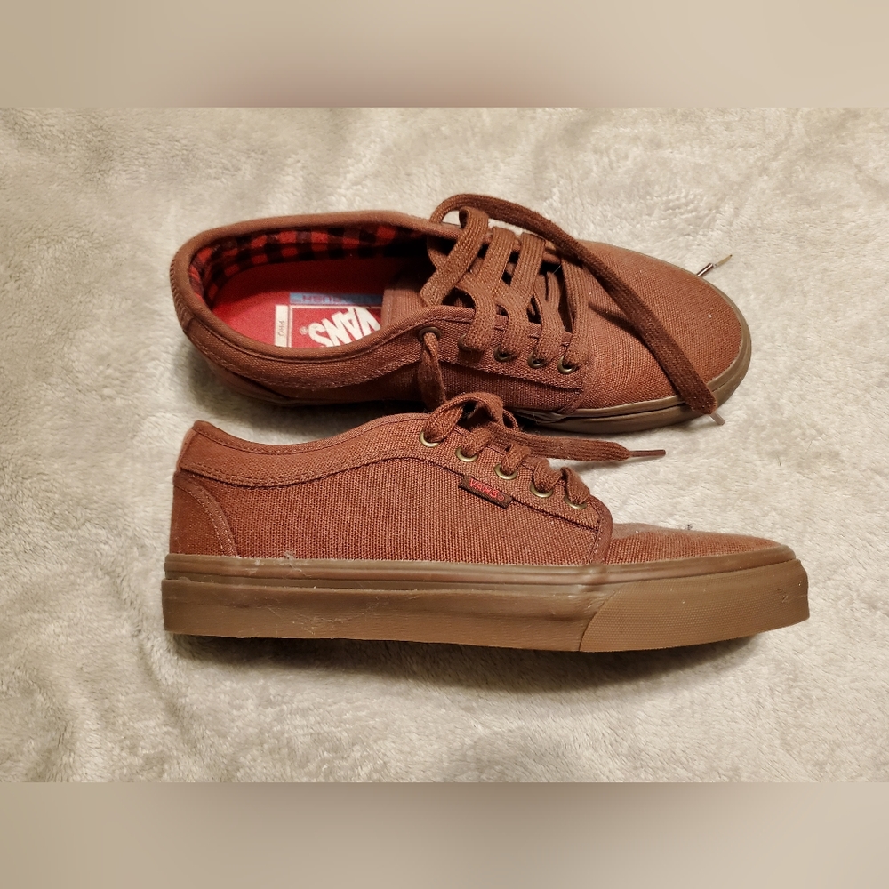 Vans shoes, red size 8.5
